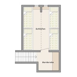 Grundriss – Ferienwohnung Haselnuss